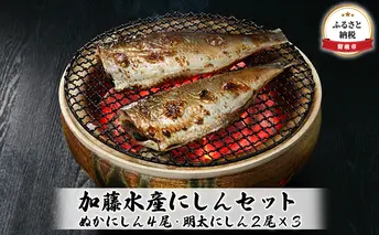 加藤水産にしんセット(ぬかにしん4尾・明太にしん2尾×3)
