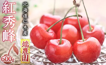 【紅秀峰】端農園のさくらんぼ 600g 北海道知事賞受賞農園