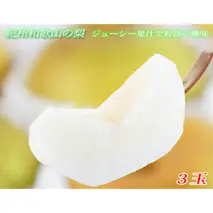 G6163_【先行予約】紀州和歌山産の 梨 3玉 化粧箱入