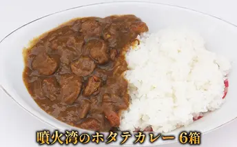 噴火湾のホタテカレー6箱