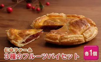 仁木ファーム　3種のフルーツパイセット 菓子 パイ