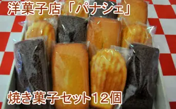 【四国一小さな町の洋菓子店】 パナシェの焼き菓子セット 12個