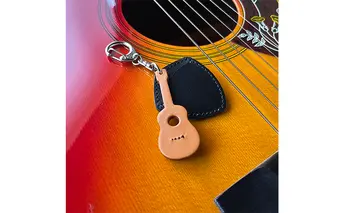 本革 ギター・ベースのピックケース イタリアンレザー　