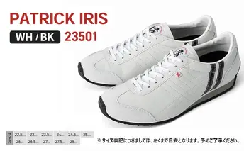 PATRICK IRIS WH/BK 23501【23.0cm（EUサイズ：36）】