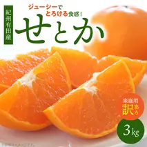 G7330_【先行予約】とろける食感！ジューシー柑橘 せとか 3kg 【家庭用 訳あり】