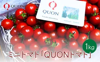 ミニトマト 「 QUONトマト 」1kg 化粧箱入[ QUON 甘い トマト 志づ華乃 高糖度 プレゼント ]