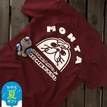 17-147 【お中元】ゆるキャラ紋太グッズ(Tシャツ[バーガンディーM]、ぬいぐるみ小)