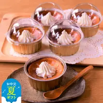 24-95 【お中元】cafe ほの香のベイクドチーズケーキ 10カップセット