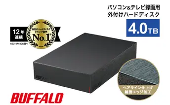 BUFFALO/バッファロー 外付けハードディスク(HDD) 4TB