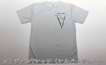 [No.5703-7072]0555刀工新保基衡・オリジナルTシャツ（シルバーグレー）M
