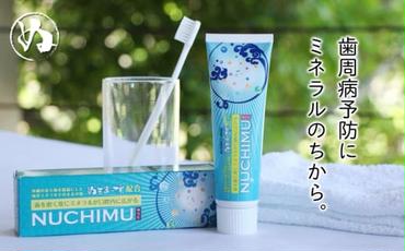 「薬用歯磨きNUCHIMU（ヌチム）」沖縄の海塩ぬちまーす配合×1本