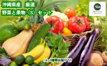 うるま市を中心とした県産野菜・果物セット（S）【うるマルシェ厳選】