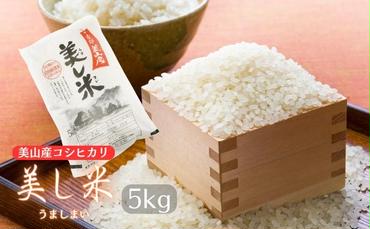 米 美し米 5kg 美山産 コシヒカリ 白米 精米 コメ こめ お米 こしひかり 5 キロ ご飯 ごはん 京都