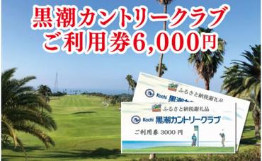 【CF-R5tka】　kochi黒潮カントリークラブ ご利用券 6,000円