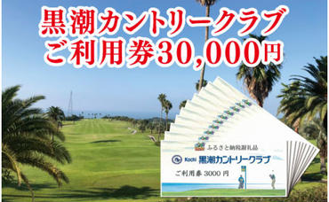 【CF-R5oni】 kochi黒潮カントリークラブ ご利用券 30,000円