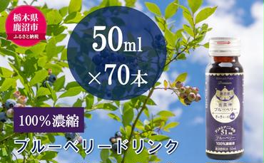 無添加 砂糖不使用 のまるっと 100％ 濃縮 ブルーベリードリンク 14箱 （50ml×70本） 果汁飲料 野菜飲料 ブルーベリージュース