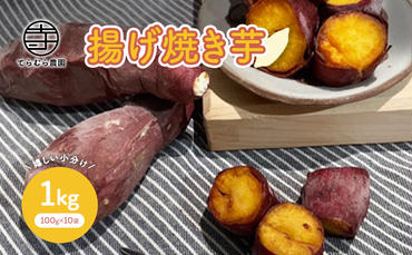 焼き芋 揚げ焼き芋 1kg 100g×10袋 小分け やきいも 焼芋 さつまいも サツマイモ デザート 冷凍 配送不可：北海道、沖縄、離島