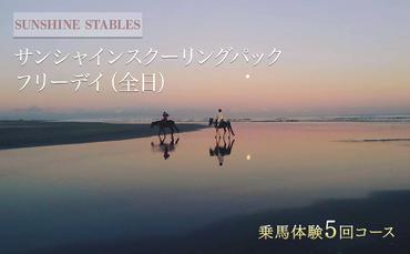 [SUNSHINE STABLES]サンシャインスクーリングパック　フリーデイ（全日）