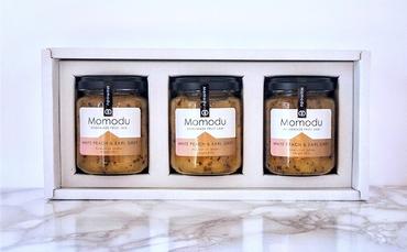 Momodu 白桃 アールグレイ ジャム ギフト 3瓶 セット もも 桃 モモ ピーチ 加工食品