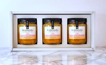 Momodu 白桃 黄桃 ジャム ギフト 3瓶 セット もも 桃 モモ ピーチ 加工食品
