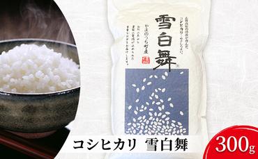 志賀高原の麓で育った 山ノ内町産コシヒカリ『雪白舞』300g 米 お米 コシヒカリ こしひかり 300g 2合 お試し パック 白米 精米 希少 ブランド米 産地直送 長野 長野県 山ノ内 長野県山ノ内町