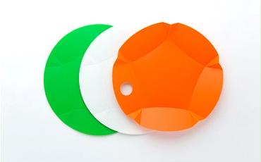 「すみだモダン」チバプラスお皿まな板(白・橙・緑色)3色セット