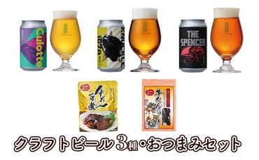 クラフトビール3種・おつまみセット