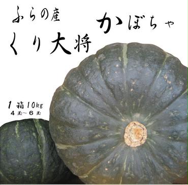 【数量・期間限定】ふらの産 かぼちゃ10kg［くり大将］ 富良野 北海道 カボチャ 南瓜 甘い 野菜