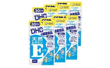 サプリ DHC 天然 ビタミンE [ 大豆 ] 30日分×6個 セット サプリメント 加工食品 健康食品 ビタミン