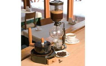 黒みかげ石製　石臼コーヒーミル（休日のコーヒー）