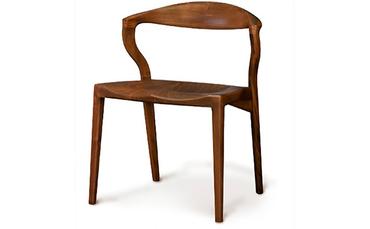 起立木工　KAMUI（カムイ）チェア　ブラックウォールナット/ウレタン塗装 椅子