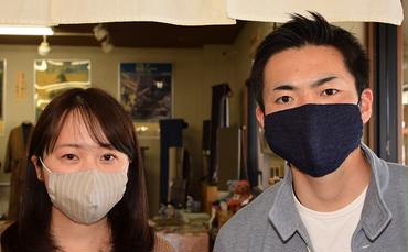 天然の抗菌作用　結城つむぎ(シルク)の手作りマスク【2枚セット】