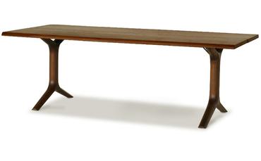 起立木工 ダイニングテーブル KAMUI ブラックウォールナット 幅160cm