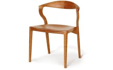 起立木工 ダイニングチェア KAMUI ブラックチェリー/ウレタン塗装 椅子