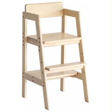 Kids High Chair -stair- (ナチュラル) キッズ 入学祝 子供用 子ども用 新生活 インテリア おしゃれ かわいい 椅子 いす チェア 木製