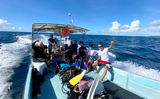 沖縄東海岸「うるまバリアリーフ」で2ボートダイビング（1名様）