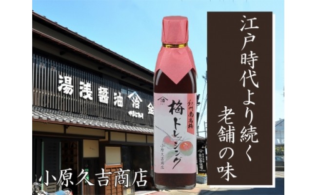 紀州南高梅はちみつ味1kgと梅ドレッシング　美浜町 ※離島への配送不可