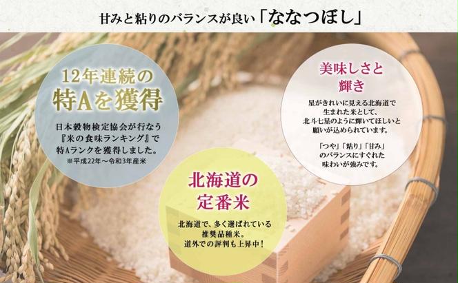 定期便 6ヵ月連続6回 北海道産 ななつぼし 無洗米 5kg 米 特A 白米 お取り寄せ ごはん 道産米 ブランド米 5キロ おまとめ買い お米 ふっくら ようてい農業協同組合 ホクレン 送料無料 北海道 倶知安町 6ヶ月 半年 