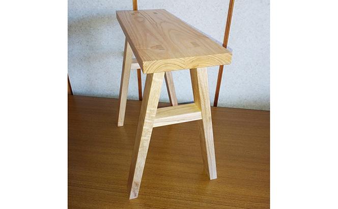 【桐タンスのヤマキヤ】桐の小さなベンチ 工芸品 ベンチ 椅子 イス 木材 インテリア  スツール