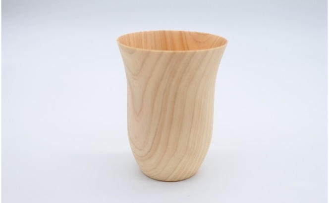【熟練木工職人手作り】THOOK(スーク）桧・指が透けてしまうほどの薄さを持つ木のグラス 工芸品 木のグラス 木製 カップ 食器 