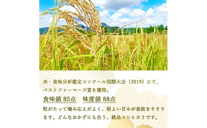 【4ヵ月定期便】ベストファーマーズ賞受賞　コシヒカリ【無洗米】5kg