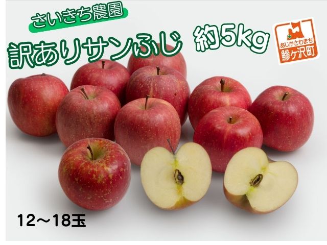 青森県産  サンふじ  りんご 家庭用 20kg  産地直送 リンゴ 林檎