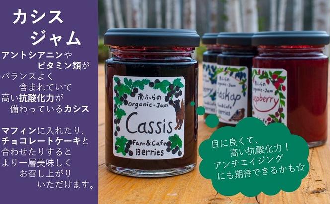 2種のベリー【カシス＆ラズベリー】手作りジャムセット 各2個 北海道 南富良野町 ジャム ベリー カシス ラズベリー ソース