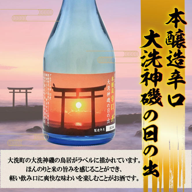 日本酒 飲み比べ 3本 セット 300ml×3 純米吟醸 純米酒 本醸造 月の井 大洗 地酒
