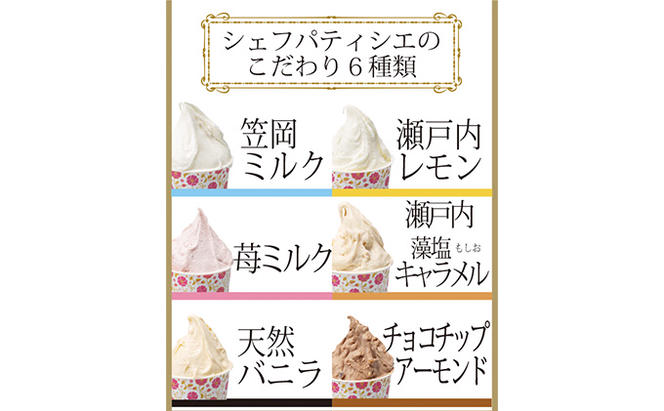 瀬戸内のしぼりたて牛乳使用  こだわりジェラート6個