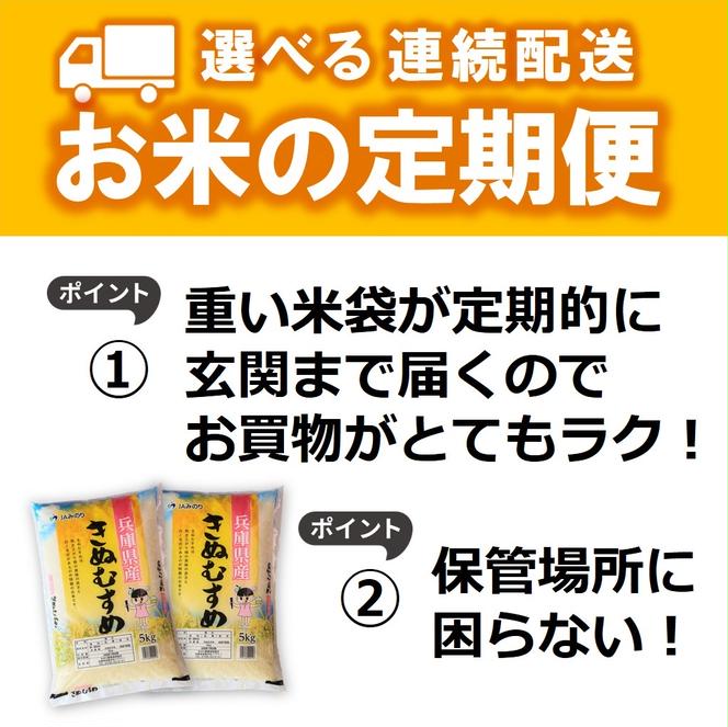 【ブランド米 きぬむすめ 定期便！12ヵ月連続お届け！】合計120kg（精米5kg×2袋12か月）（154-4）