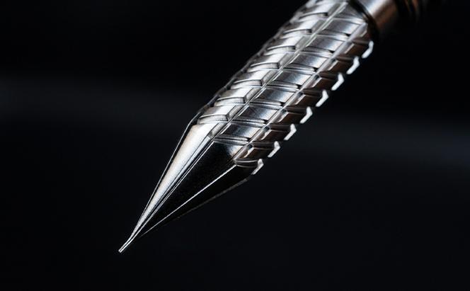 筆記具　金属つけペン ペン軸 クラシカルスパイラル（ペン先0.5mm付き）