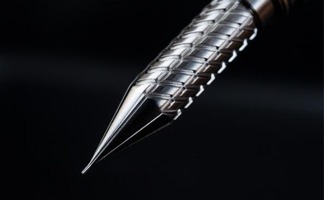 筆記具　金属つけペン ペン軸 クラシカルマテリアルAL-L（ロングサイズ）ペン先0.5mm付き