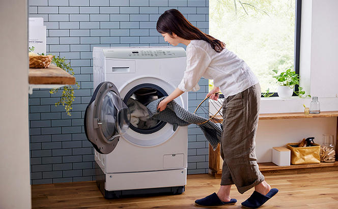ドラム式洗濯乾燥機 8.0kg/4.0kg ホワイト FLK842-W 洗濯機 ドラム式 ...