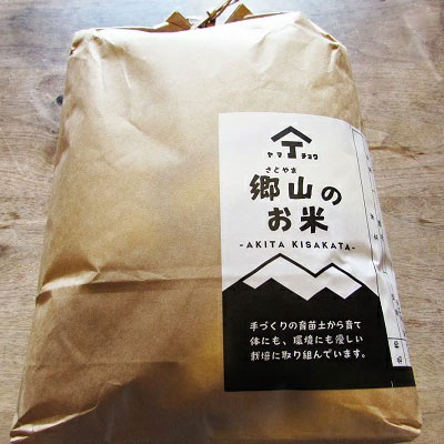 秋田県産ササニシキ（精米）郷山のお米4kg（2kg×2袋）×8ヶ月定期便（8回 8ヵ月）